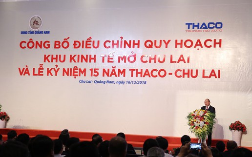 Công bố Quyết định điều chỉnh qui hoạch chung Khu kinh tế mở Chu Lai
