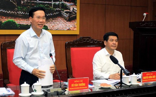 Đoàn Kiểm tra của Bộ Chính trị làm việc với Ban Thường vụ Tỉnh ủy Thái Bình