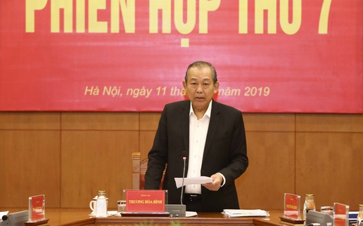 Phó Thủ tướng Thường trực Trương Hòa Bình chủ trì phiên họp Ban Chỉ đạo Cải cách tư pháp Trung ương