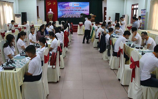 Gần 100 kỳ thủ tham dự Giải vô địch Cờ vua đấu thủ mạnh toàn quốc 2019
