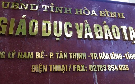 Vụ gian lận điểm thi Hòa Bình: Vợ bị can Đỗ Mạnh Tuấn bị đề nghị xử lý kỷ luật