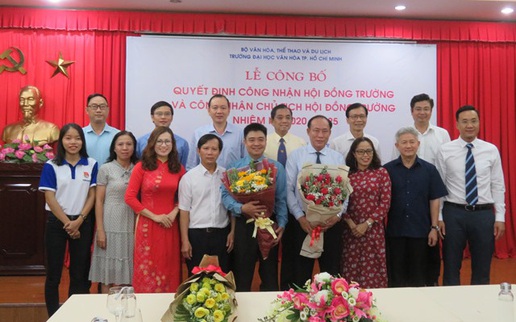PGS.TS. Lâm Nhân được bầu làm Chủ tịch Hội đồng trường Trường Đại học Văn hóa TP.HCM