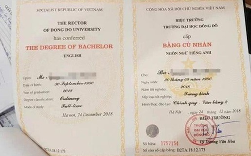 Đại học Đông Đô cấp 626 bằng giả tiếng Anh: Vụ Kế hoạch Tài chính- Bộ GDĐT liên quan thế nào?