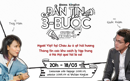 Bản tin 3 bước ngày 18/3: Người Việt tại châu Âu ồ ạt hồi hương; Thông tin các khu cách ly ở Hà Nội quá tải là sai