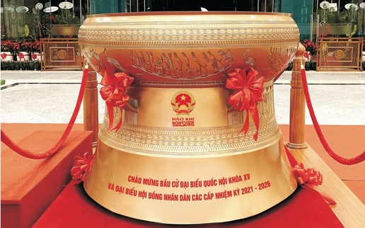 Chập lửa đúc Trống đồng “Hào khí non sông”