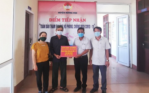 Những "tấm lòng vàng" dành cho Quỹ vaccine phòng COVID-19