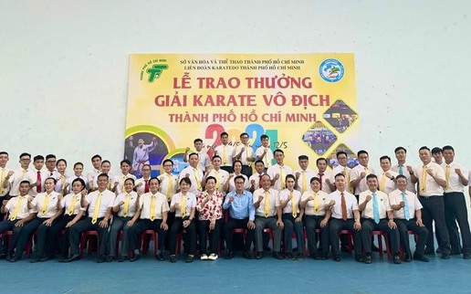 300 vận động viên tham gia Giải Karate vô địch TP.HCM năm 2024