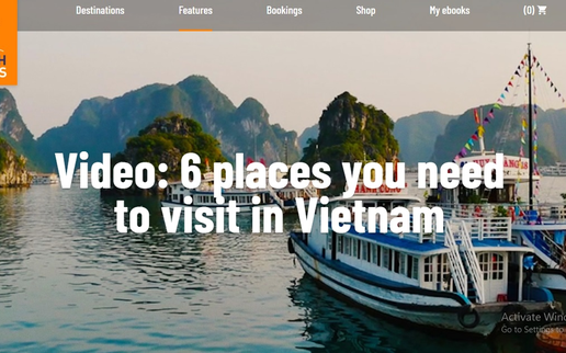 6 điểm đến hấp dẫn nhất Việt Nam do tạp chí du lịch Rough Guides (Anh) bầu chọn