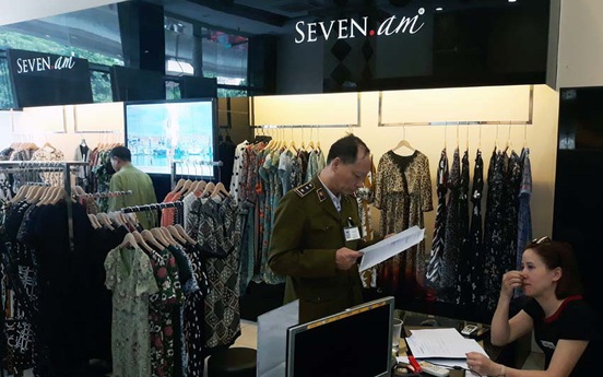 Hơn 9.000 sản phẩm của hãng thời trang SEVEN.AM bị tạm giữ
