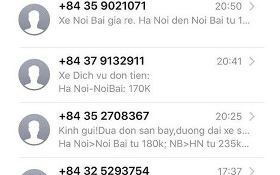 Nhiều hành khách phát điên vì bị "khủng bố" tin nhắn, điện thoại sau khi "book" vé máy bay