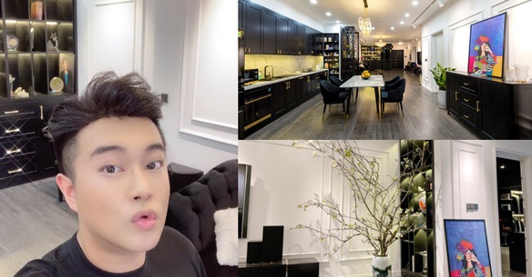 Cận cảnh căn hộ rộng 200m2 kèo nhà cái 88 nam ca sĩ Minh Quân