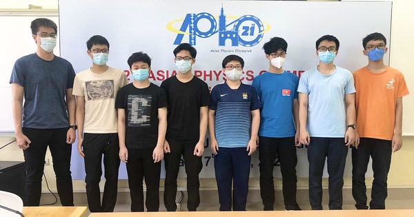 Học sinh Việt Nam đạt điểm cao nhất Olympic Vật lý Châu Á - Thái Bình Dương 2021