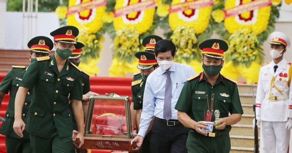 Quảng Bình: Đón các anh hùng liệt sĩ trở về quê hương