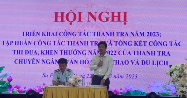 Hội nghị Triển khai công tác thanh tra chuyên ngành VHTTDL năm 2023