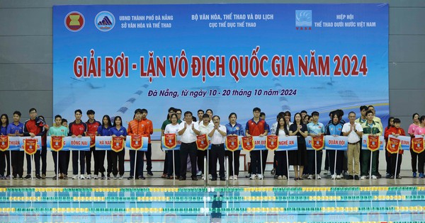 Khai mạc giải bơi và lặn vô địch quốc gia năm 2024