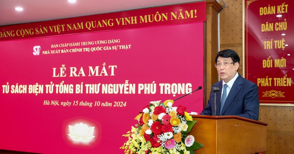 Ra mắt tủ sách điện tử Tổng Bí thư Nguyễn Phú Trọng