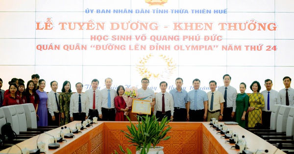 Quán quân Đường lên đỉnh Olympia năm 2024 là nguồn cảm hứng cho nhiều bạn trẻ