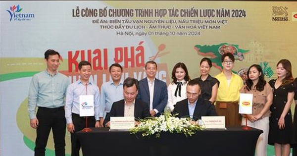 Công bố Chương trình hợp tác năm 2024: Khai phá nguyên liệu vàng, vang danh ẩm thực Việt