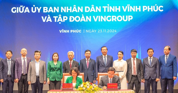 UBND tỉnh Vĩnh Phúc và Tập đoàn Vingroup ký kết thỏa thuận hợp tác toàn diện về chuyển đổi xanh