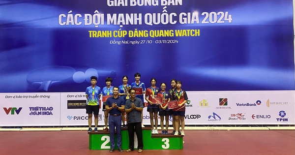 Giải Bóng bàn các đội mạnh quốc gia 2024: Hải Dương, CAND T&T giành 2 vị trí đầu bảng