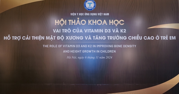 Tầm quan trọng của Vitamin D3 và K2 trong việc phát triển chiều cao của trẻ em