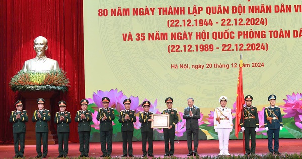 Chùm ảnh: Lễ kỷ niệm 80 năm Ngày thành lập QĐND Việt Nam và 35 năm Ngày hội Quốc phòng toàn dân