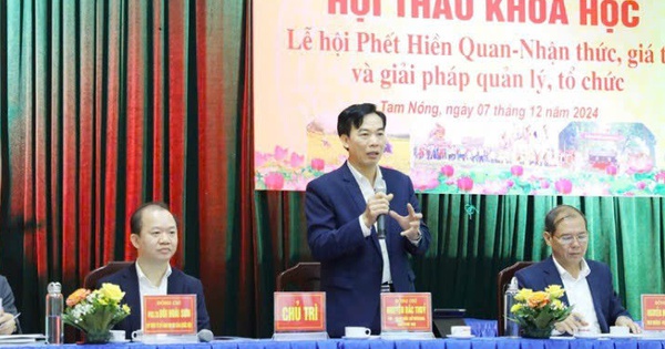 Phú Thọ tìm giải pháp khôi phục lễ hội Phết Hiền Quan