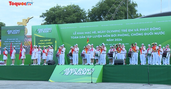 Phát động toàn dân tập luyện môn bơi phòng, chống đuối nước quy mô quốc gia năm 2024