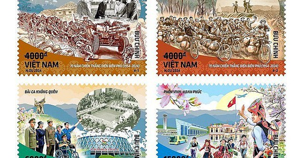 Kể chuyện 70 năm Chiến thắng Điện Biên Phủ qua bộ tem bưu chính