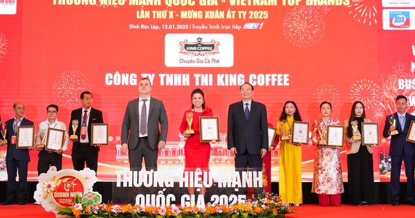 Vinh danh King Coffee là Thương hiệu mạnh quốc gia năm 2025