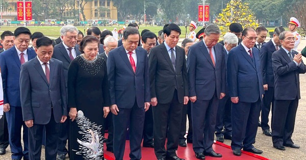 Lãnh đạo Đảng, Nhà nước vào Lăng viếng Chủ tịch Hồ Chí Minh