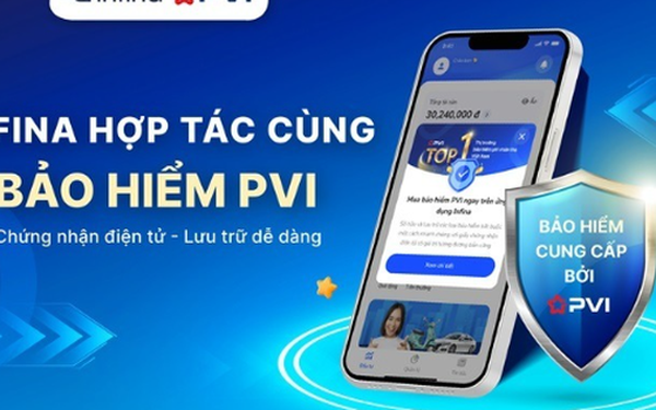 Bảo hiểm TNDS xe cơ giới PVI đã có mặt trên ứng dụng fintech Infina