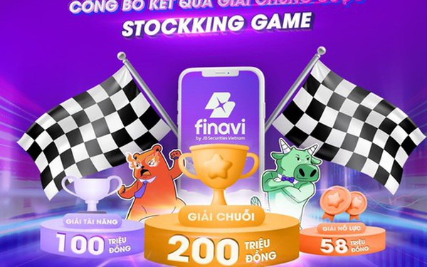 Chứng khoán JBSV trao thưởng 888 triệu đồng cho người chơi StockKing Game