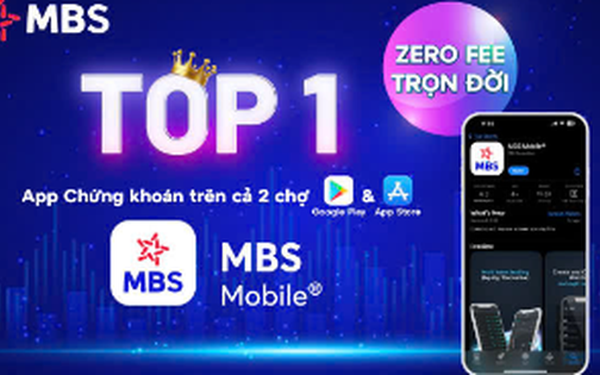 Chặng đường vươn lên vị trí TOP 1 Ứng dụng chứng khoán của MBS Mobile App