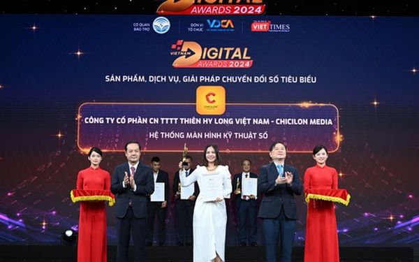 Giải pháp Truyền thông của Chicilon Media nhận giải thưởng Chuyển đổi số 2024