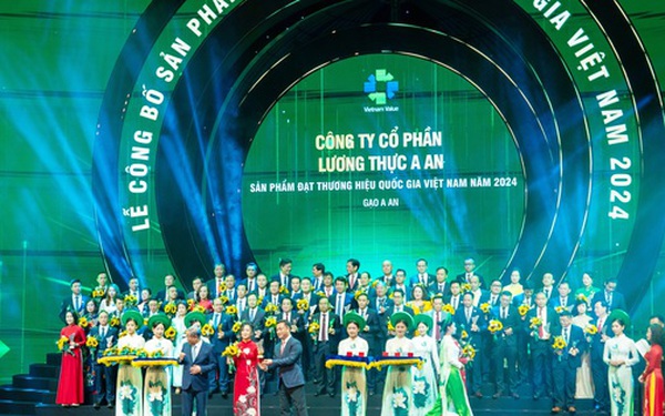 Gạo AAN vinh dự nhận giải thưởng Thương hiệu Quốc gia năm 2024