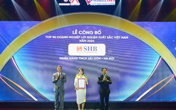 SHB trong TOP 10 doanh nghiệp tư nhân lợi nhuận tốt nhất 2024