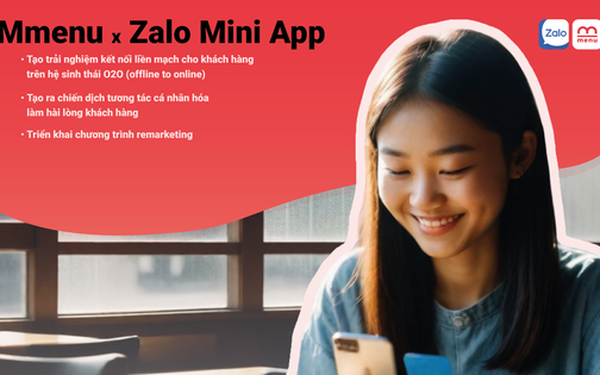 Mmenu ra mắt mini app trên Zalo, mang đến giải pháp toàn diện ngành F&B